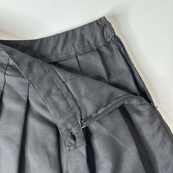 Forever 21 Back Pleated Mini Skirt Womens Sz S Dark Academia Emo Grunge - Picture 5 of 9